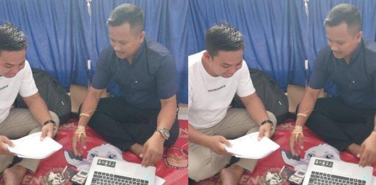 Cerita Ketua PPK di Bone, Tetap Bertugas meski Sedang Diinfus