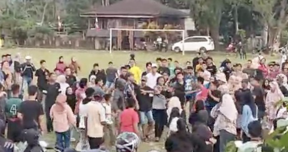 Laga Final Turnamen Voli di Bone Ricuh, 2 Kelompok Suporter Nyaris Bentrok